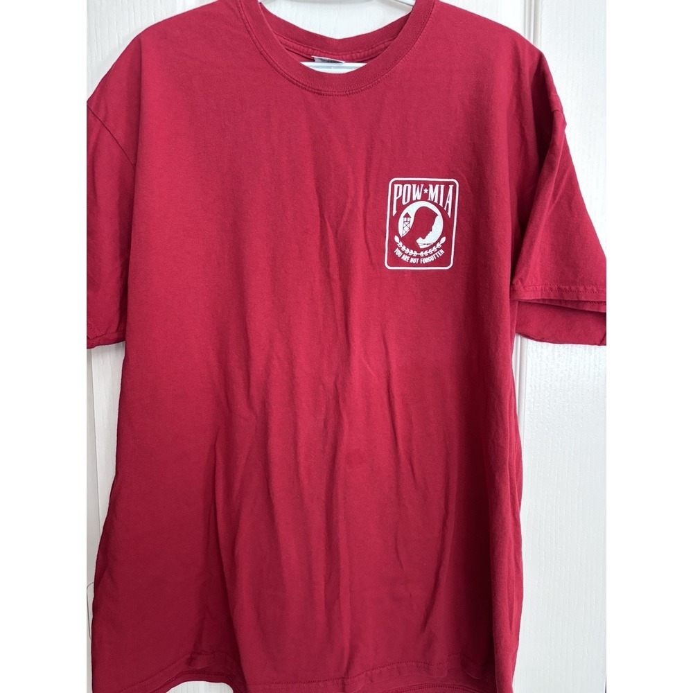 Vintage Men's Red POW/MIA TShirt Size XL. 3000